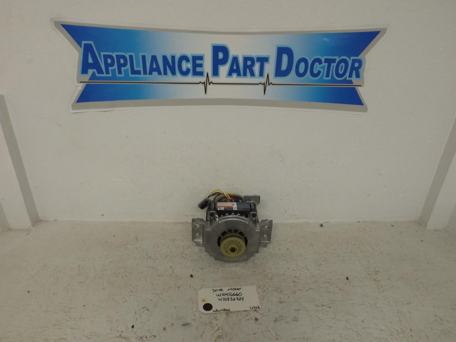 Whirlpool Washer W10416660 W10832724 Drive Motor Used Whirlpool Washer W10416660 W10832724 Drive Motor Used